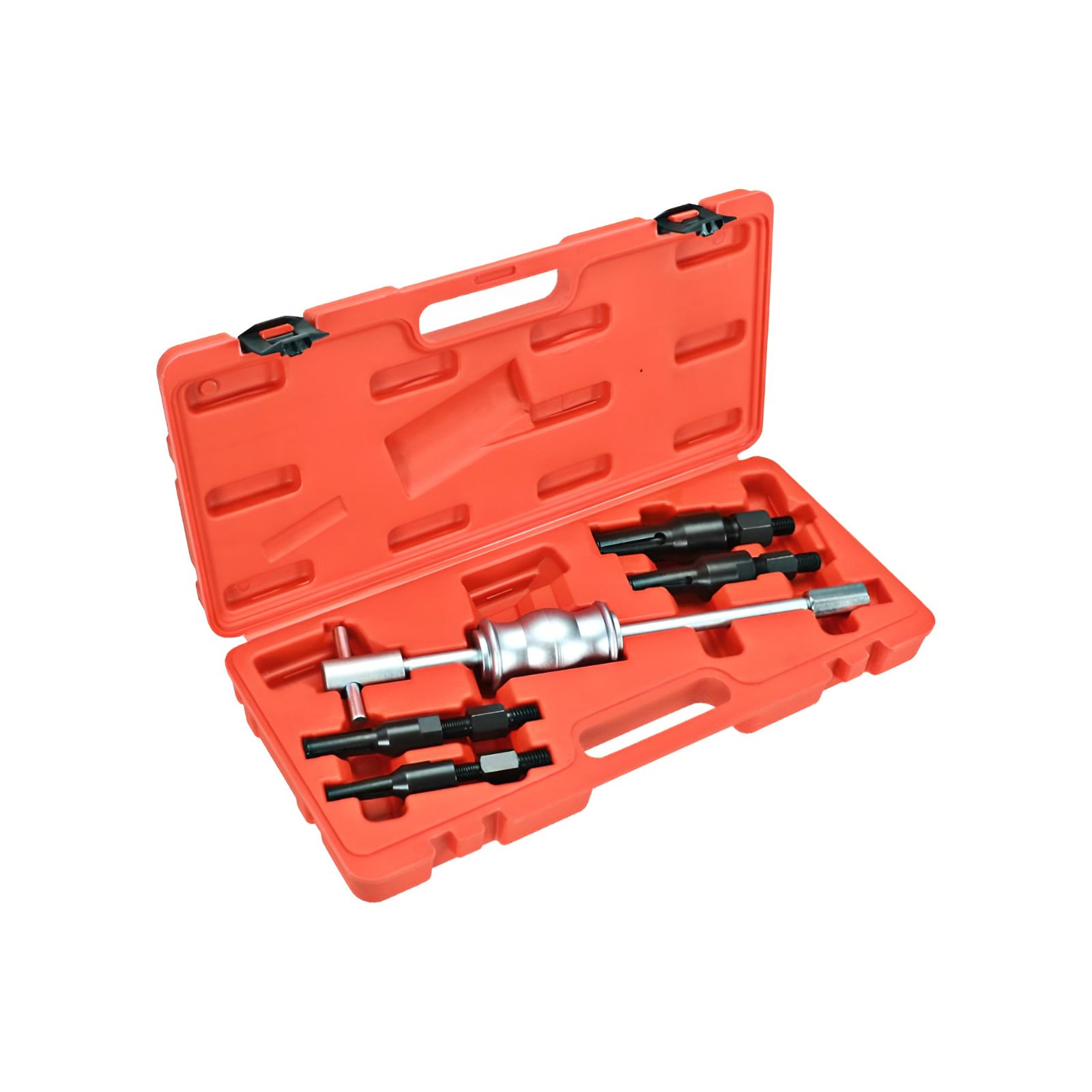 Kit Estrattore Cuscinetti 9 Pezzi - Per Fori Ciechi, Con Martello Scorrevole - Foto 3